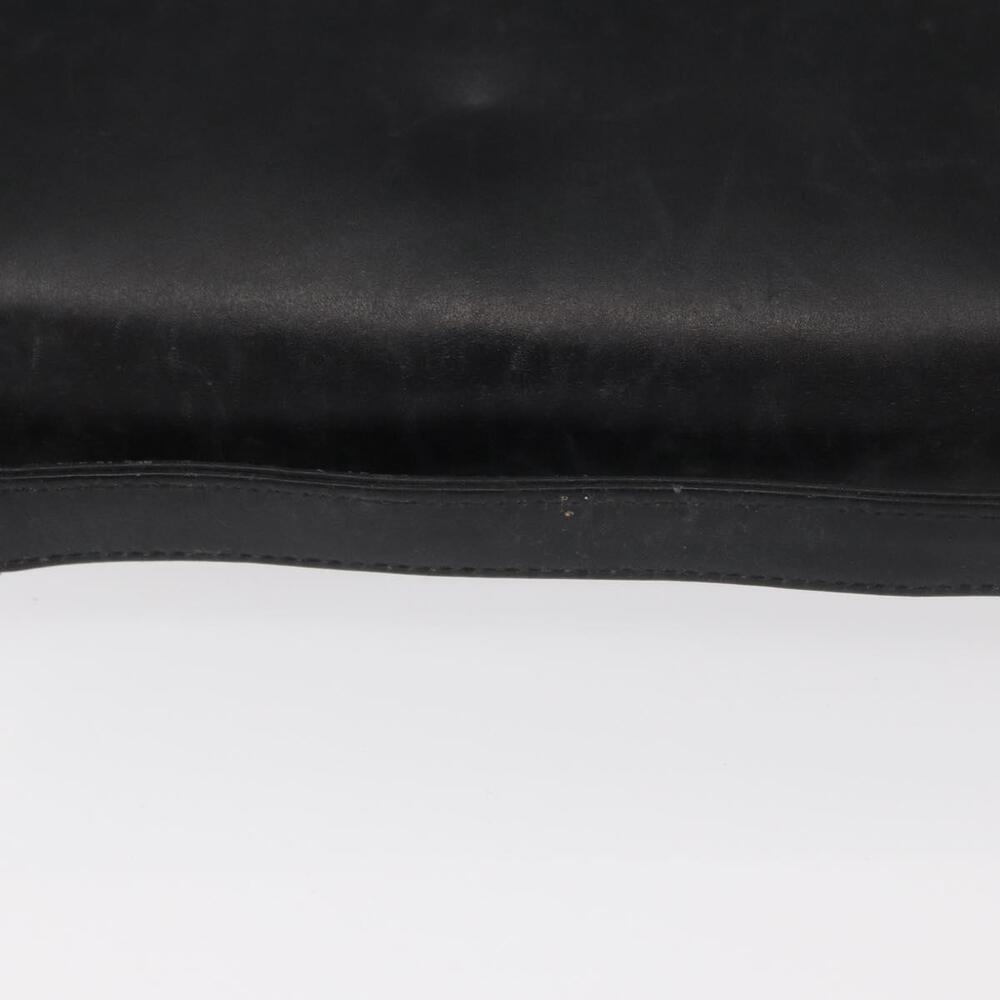 Christian Dior Hand Bag Calf Skin 2way Black Silver Auth 160958 - Picture 7 of 16